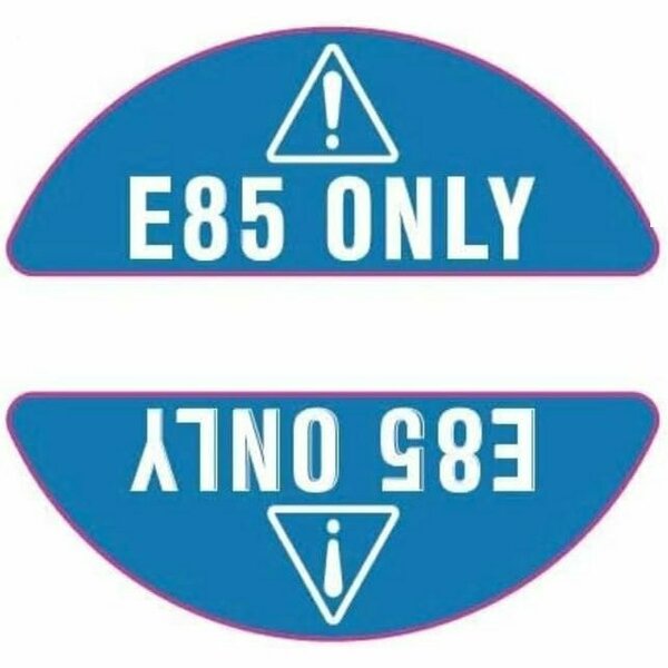 Fuel Stickers E85 Sticker, Flex Fuel Label for Fuel Cap: Fleet Vehicles, Trucks, Vans, Hvy-Dty 1 Pair Z-GCE85